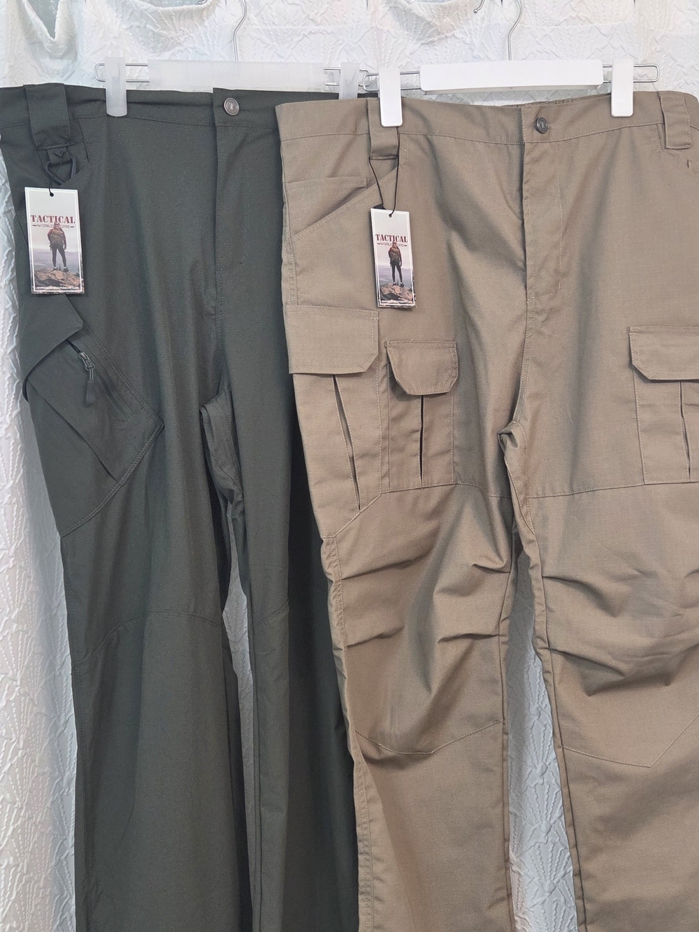 Tactical Cargo Pants — Olive Green & Khaki